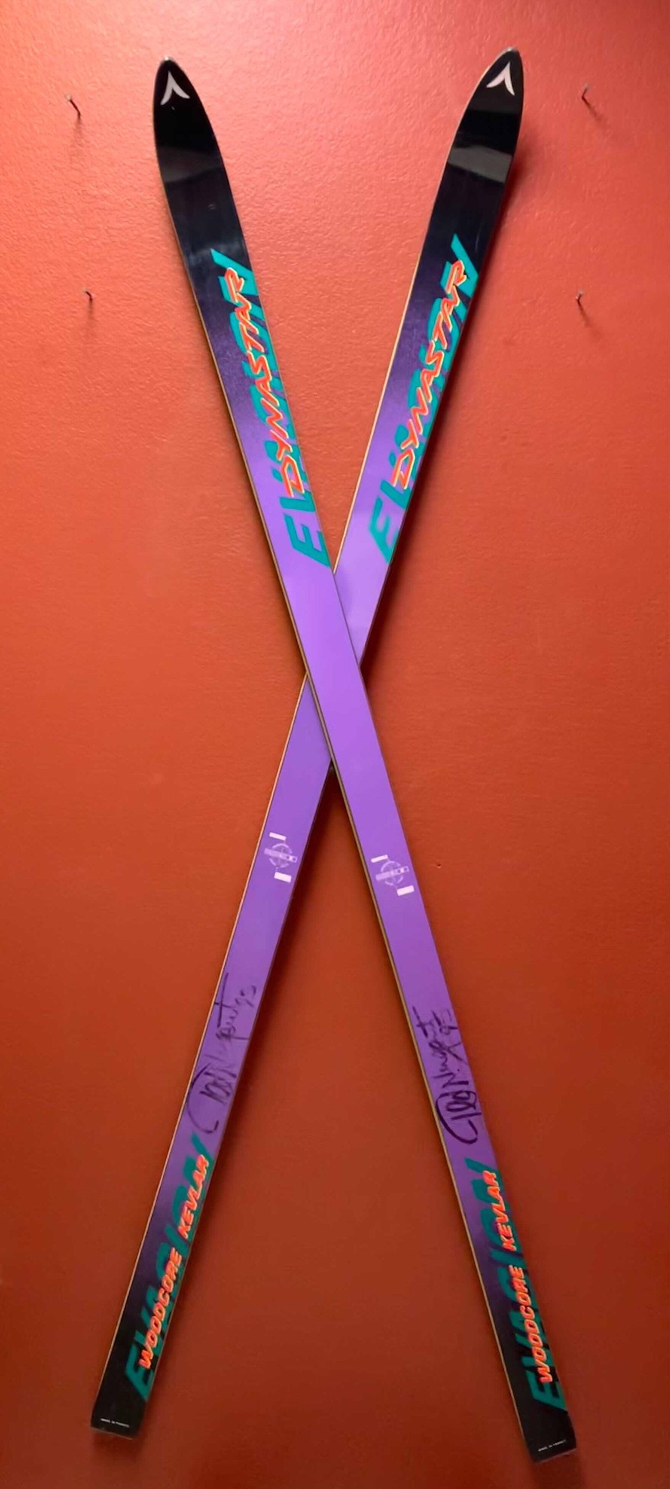 Ted Nugent Autographed Dynastar Skis, Antique Ski Decor, 205cm - Etsy