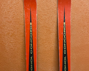 Rossignol Concorde Antique Skis, Refurbished Ski Wall Art Set - Etsy