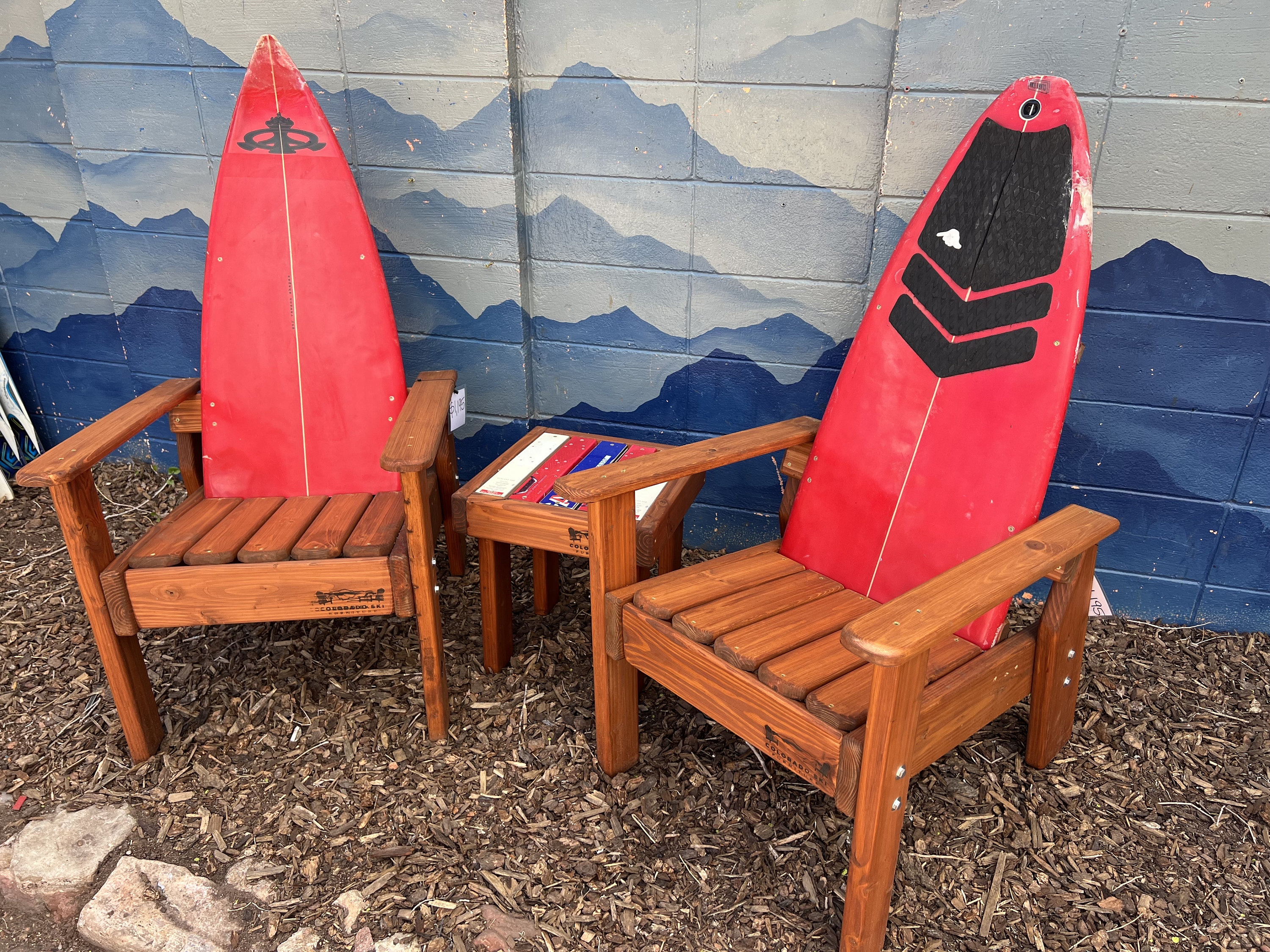 Handcrafted Surfboard Adirondack Chair – Indoor Outdoor Seating - Etsy