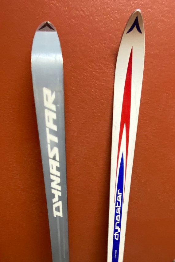 Antique Dynastar Skis Wall Art, Refurbished Ski Decor, Pair - Etsy