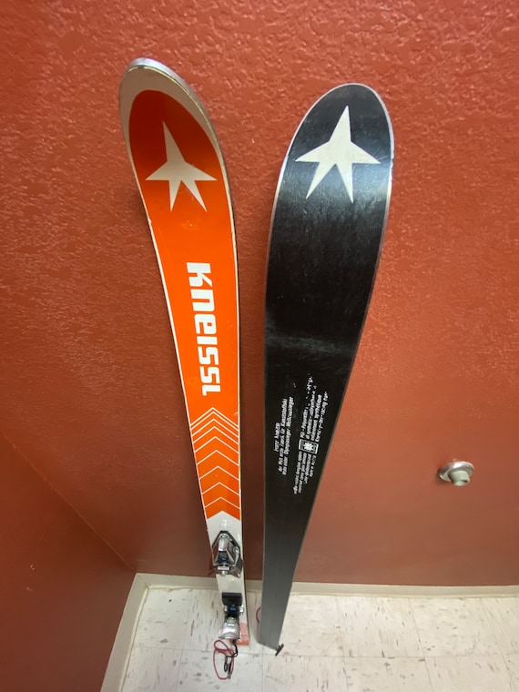 Kneissl Star Fire, Antique Refurbished Ski Wall Art Set