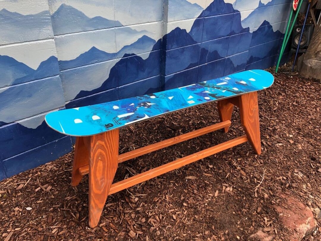 Single Snowboard Bench, Colors Vary, Pick a Color, Snowboard Boot Bench