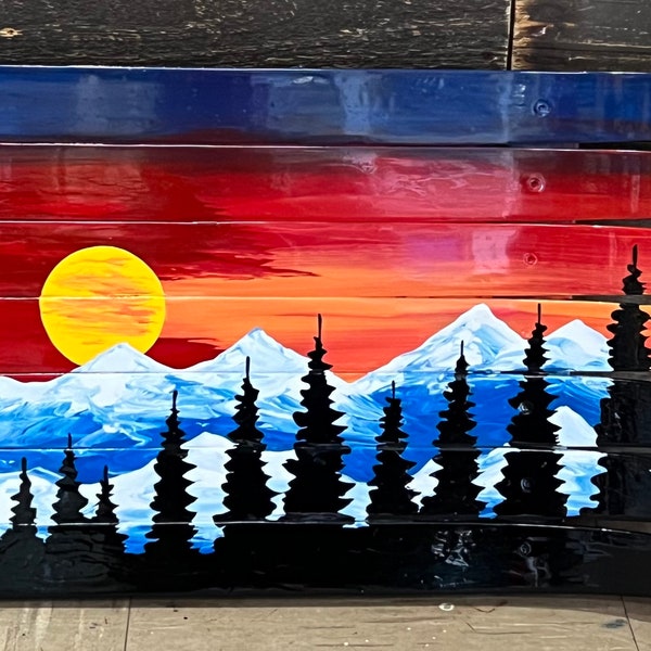 Ski Resort Wall Mural - Etsy