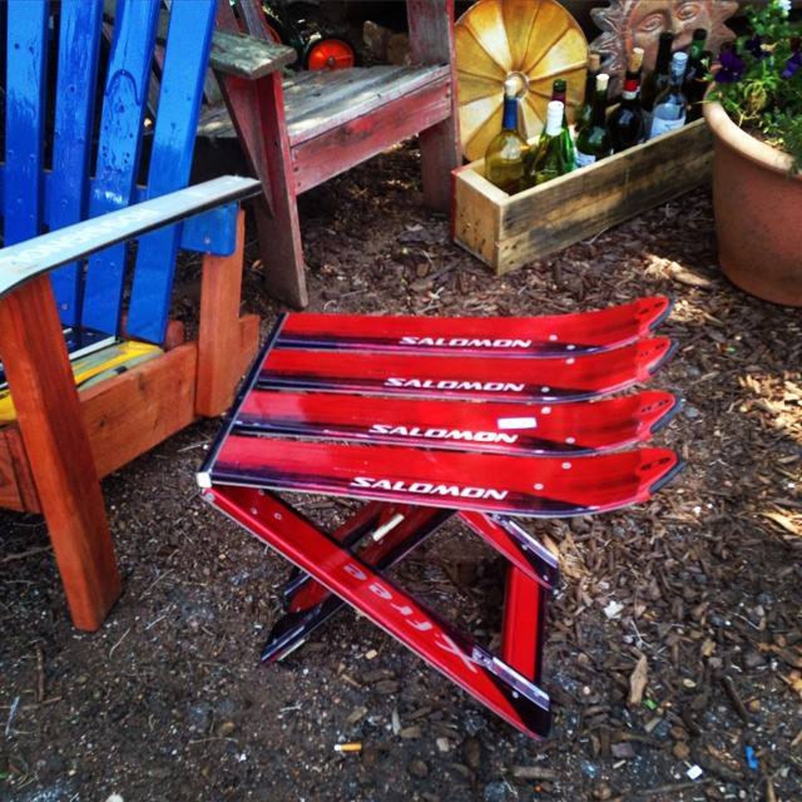 Ski Side Tables Etsy