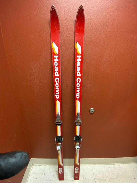 Vintage Head Comp GS Skis, Refurbished Ski Wall Art (200cm) - Etsy