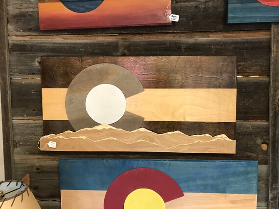 3d Brown And Greyscale 36 Colorado Wall Flag Wall Art Etsy