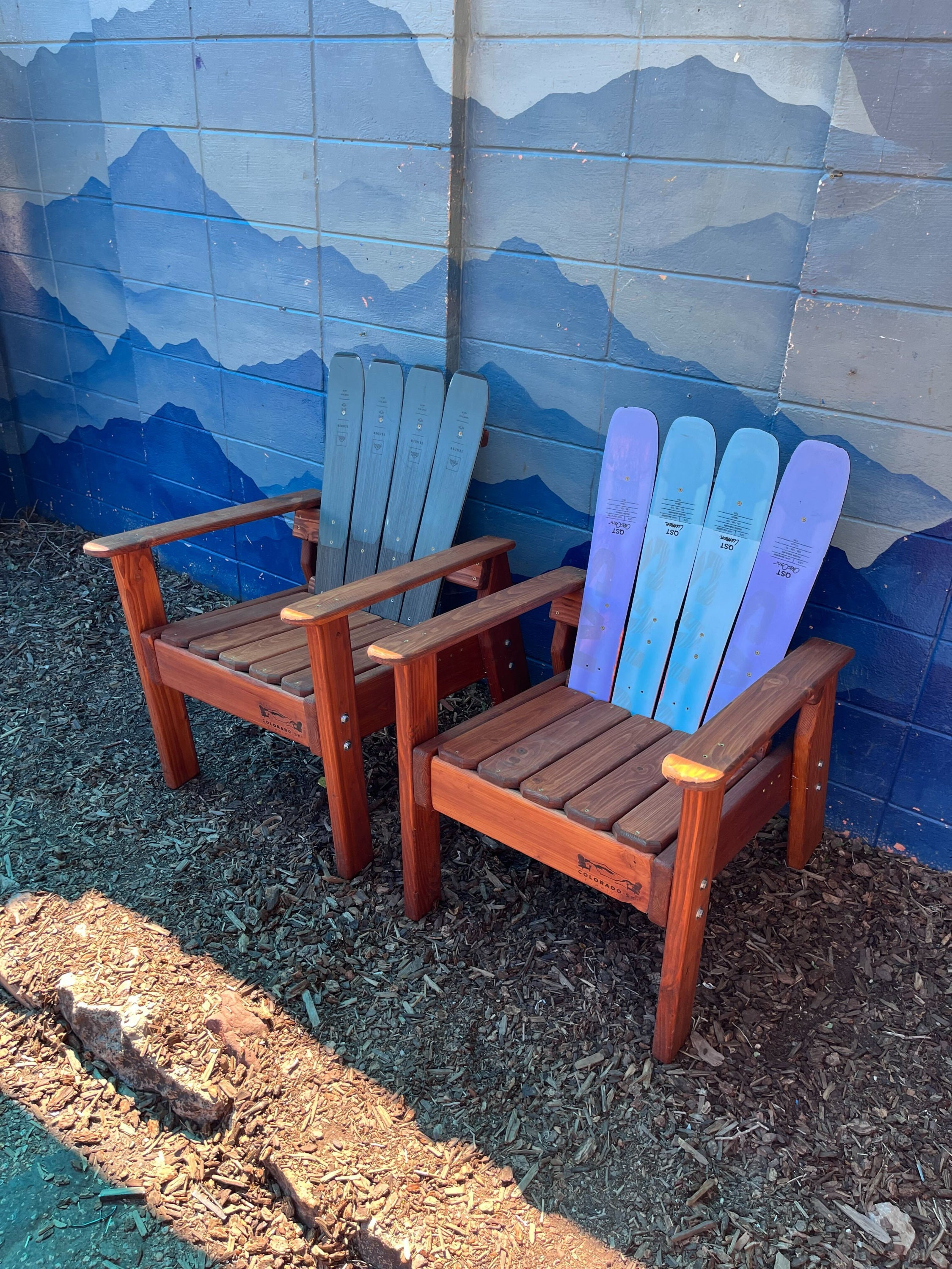 Set of 4 - the “ALPINE” Chairs – Our New Modern INDOOR/OUTDOOR