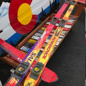 Original Skis- Premium Party Skis - request a brand or color!   Skis, Apres Ski, Universal Glass Holder Bindings, skier party supplies