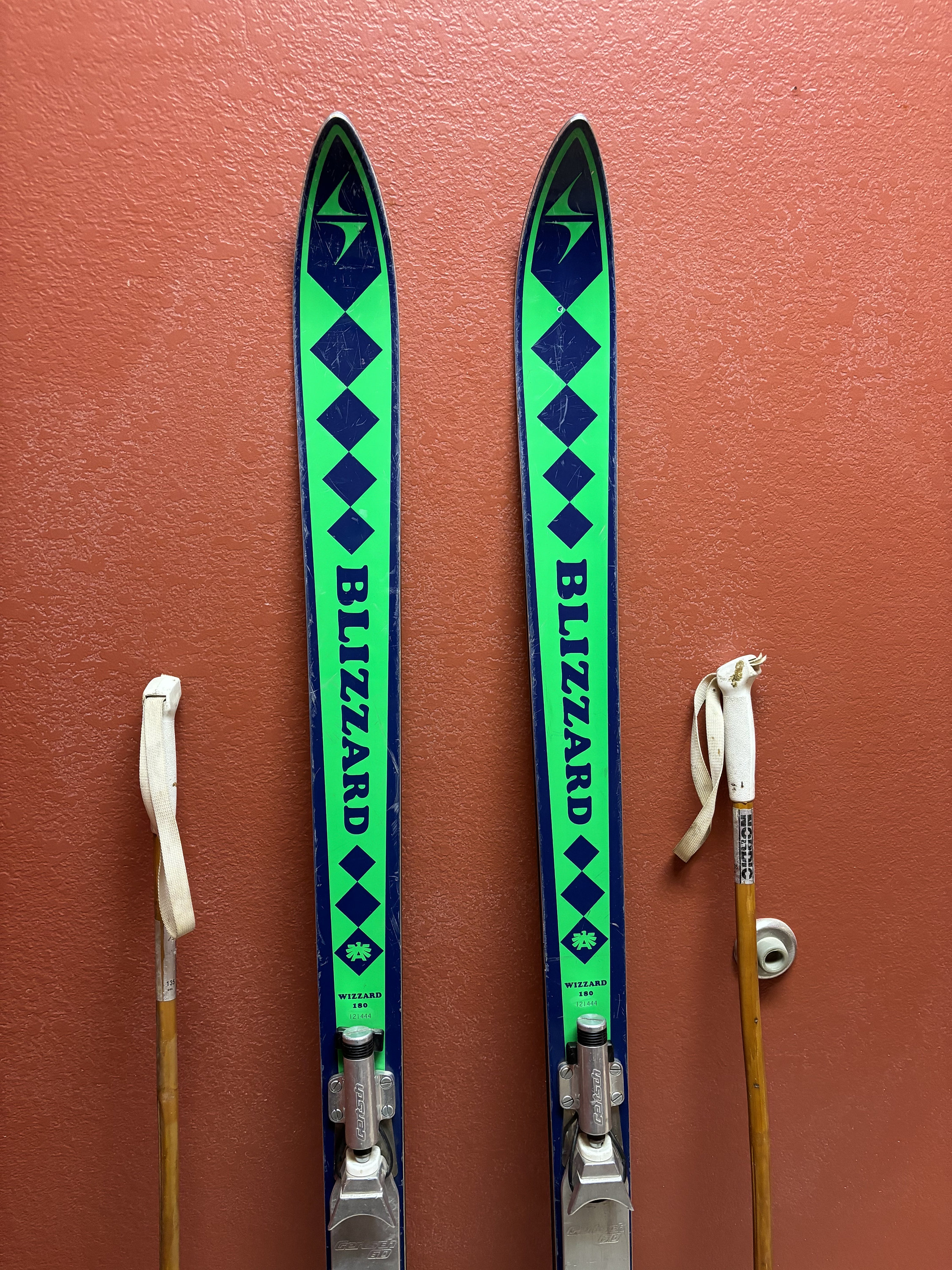 Sac à Skis / Snowboard Blizzard – 2 Mètres – Argenté – Housse De Transport Vintage