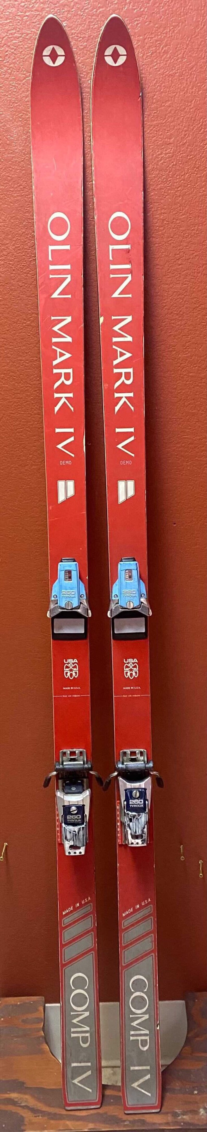 Olin Mark IV Antique Skis Unique Antique Refurbished Ski Wall Etsy