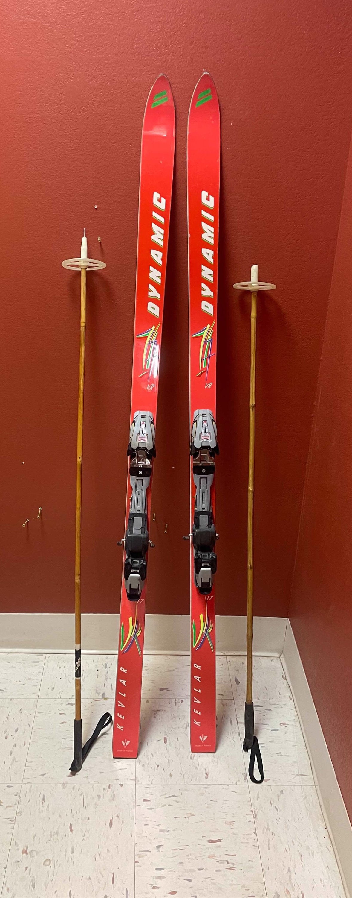 Volk Lot de 2 sangles de ski et porte-bâtons – Accessoire de ski