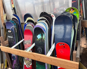 ROSSIGNOL STRATO 102 スキー板 Rossignol Strato 102 Antique Refurbished Ski Wall Art Set