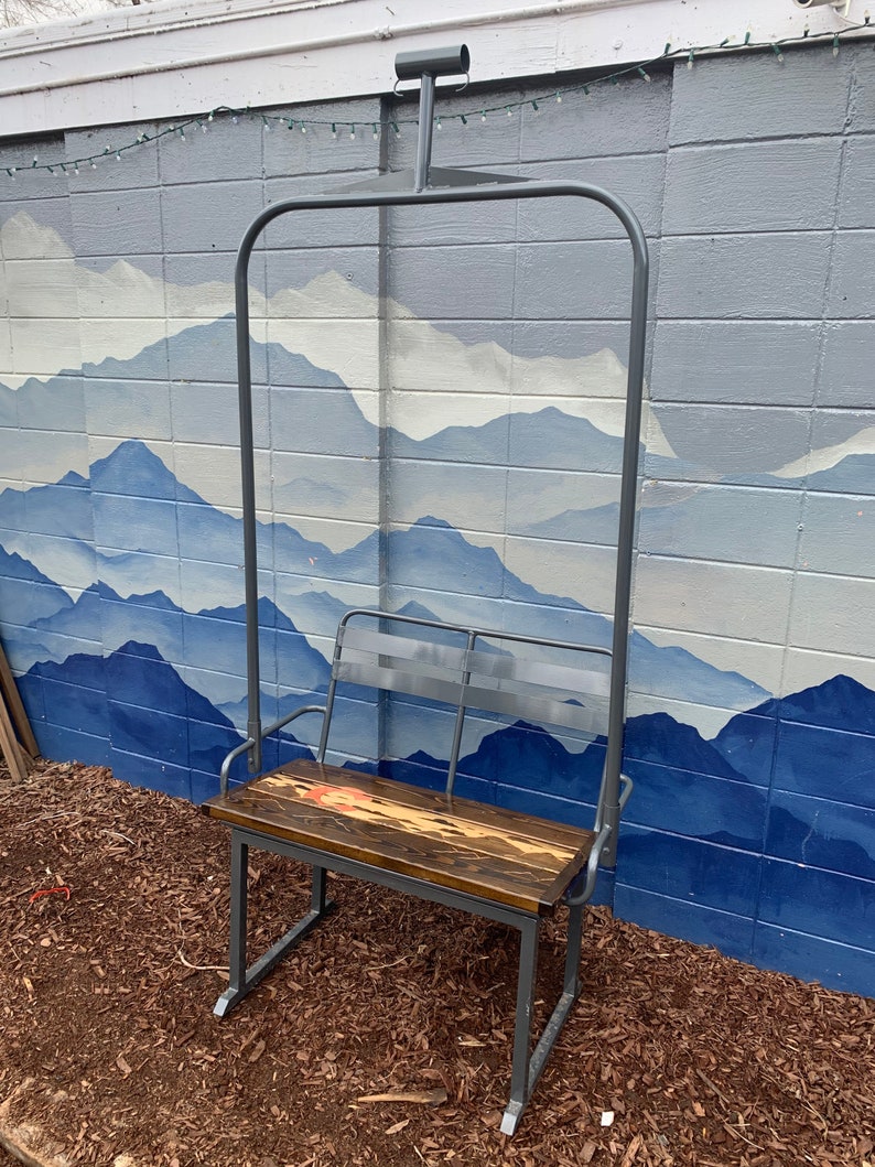 Authentic Ski Lift Deluxe Fully repurposed ski chairlift Etsy