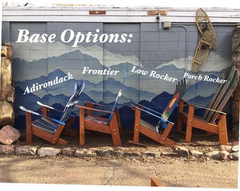 Hand Painted Colorado Rainbow Trout Mural Adirondack Ski Chair, Fishing  Lover, Unique Chair, Gift Idea for Him, Fishing Colorado Lifestyle 