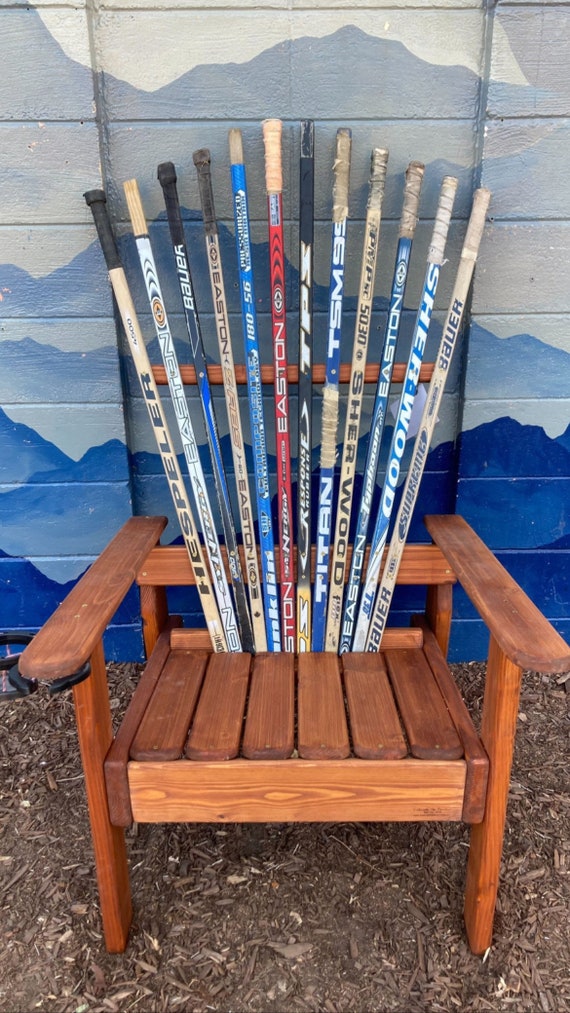 Hockey Stick Adirondack Chair Etsy UK