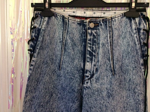 acid wash biker jeans