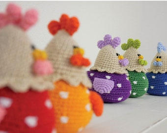 English Polka Dot Egg Cups to crochet