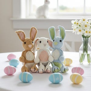 Modello olandese all'uncinetto per scaldare le uova di coniglio Keesie