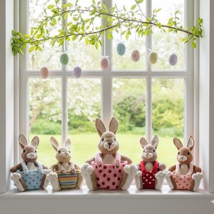 ENGLISH crochet pattern  Peter Bunny Easter Basket Crochet