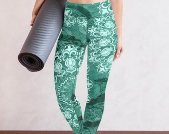 Mandala Yoga Leggings Yogahose, Pilates Leggings, Workout Strumpfhose, Workout Outfit, Junior’s Activewear, Festival Leggings, Nature Yoga Hose