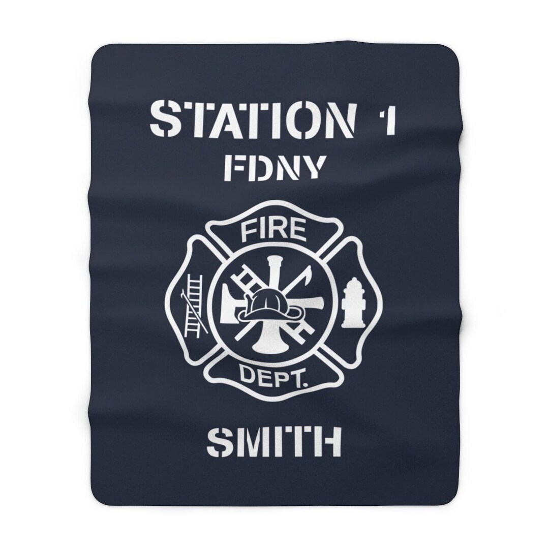 Pattern Print Firefighter Blanket