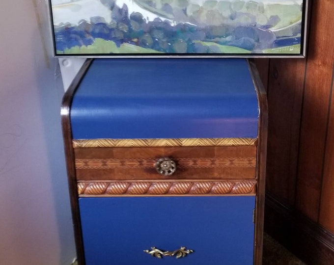 Art Deco Waterfall End Table Waterfall End Table Art Deco Etsy