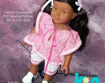 18 inch doll clothes instant download pdf pattern