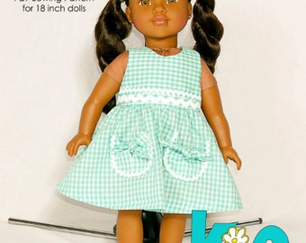 18 inch doll clothes instant download pdf pattern