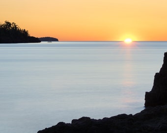 Minnesota Photography, Lake Superior Sunrise, North Shore Art, Great Lakes, Gooseberry Falls