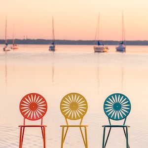 Chairs at Memorial Union, UW Madison Terrace, Wisconsin Photography, Madison Photography, Madison Wisconsin Art, Lake Mendota, Wall Decor