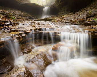 Menomonie Wisconsin Photography, Tripp Falls, Waterfall Photography, Landscape Nature Photography, UW Stout