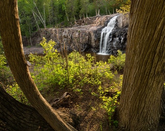 Minnesota Photography, Gooseberry Falls, Landscape Nature Photography, Waterfall Photography, Forest Photography