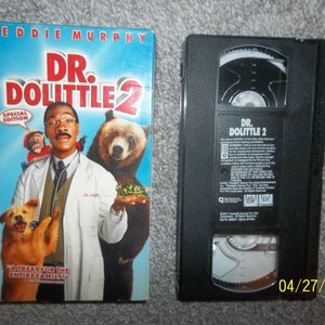 Vintage VHS Video Cassette Movie TapeDr. Dolittle 2 Bild 1