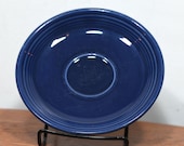 Vintage Fiesta Ware Cobalt Blue Tea Saucer - Made by Homer Laughlin