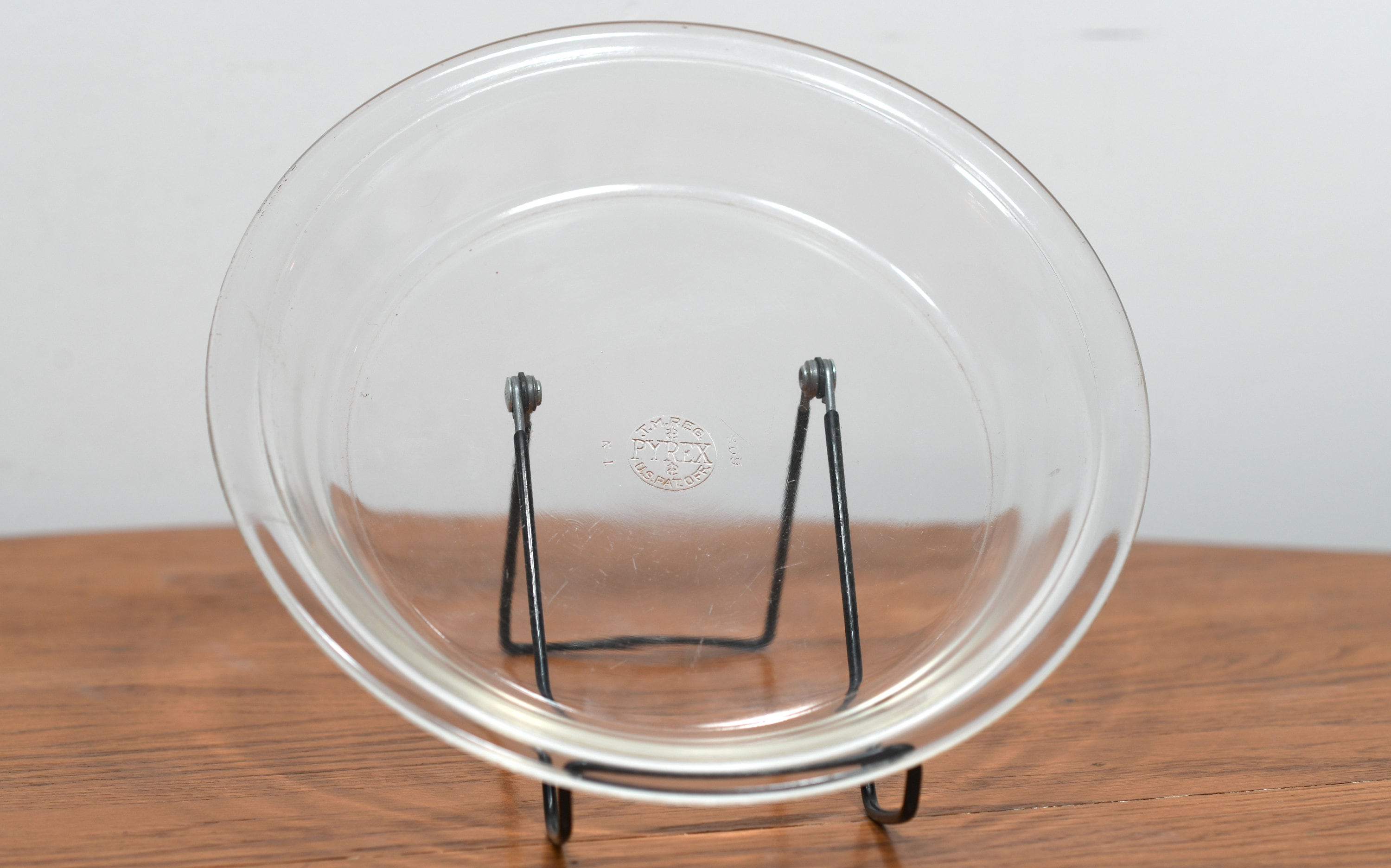 Vintage Pyrex Clear Glass Round Pie Plate 209 Ovenware Dish Etsy