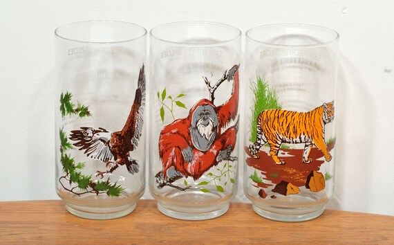 1978 Burger Chef Endangered Species Collector Glass-Bald Eagle VINTAGE