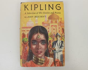 Kipling, A Selection of His Stories and Poems, by John Beecroft, Volume II,  Book Club Edition, Illustrated by Richard M. Powers, 505 Pages