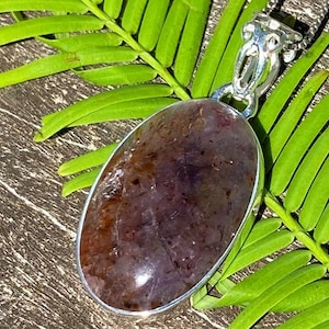 Super Seven, 925 Silver Healing Stone Necklace with Positive Healing Energy!