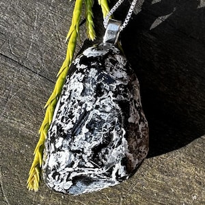 Unisex Apache Tear Obsidian, Stainless Steel Healing Stone Necklace!
