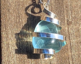 Natural Blue Obsidian Healing Stone Necklace with Positive Healing Energy!