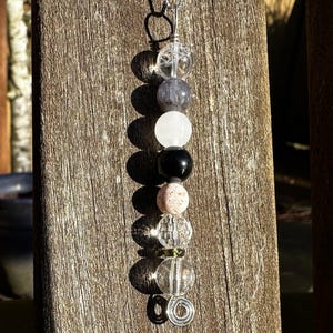 Synergy Healing Stone Necklace with Azezulite, Tektite, Danburite, Moldavite, Phenacite, Satyaloka, Scolecite & Tanzanite Positive Energy!