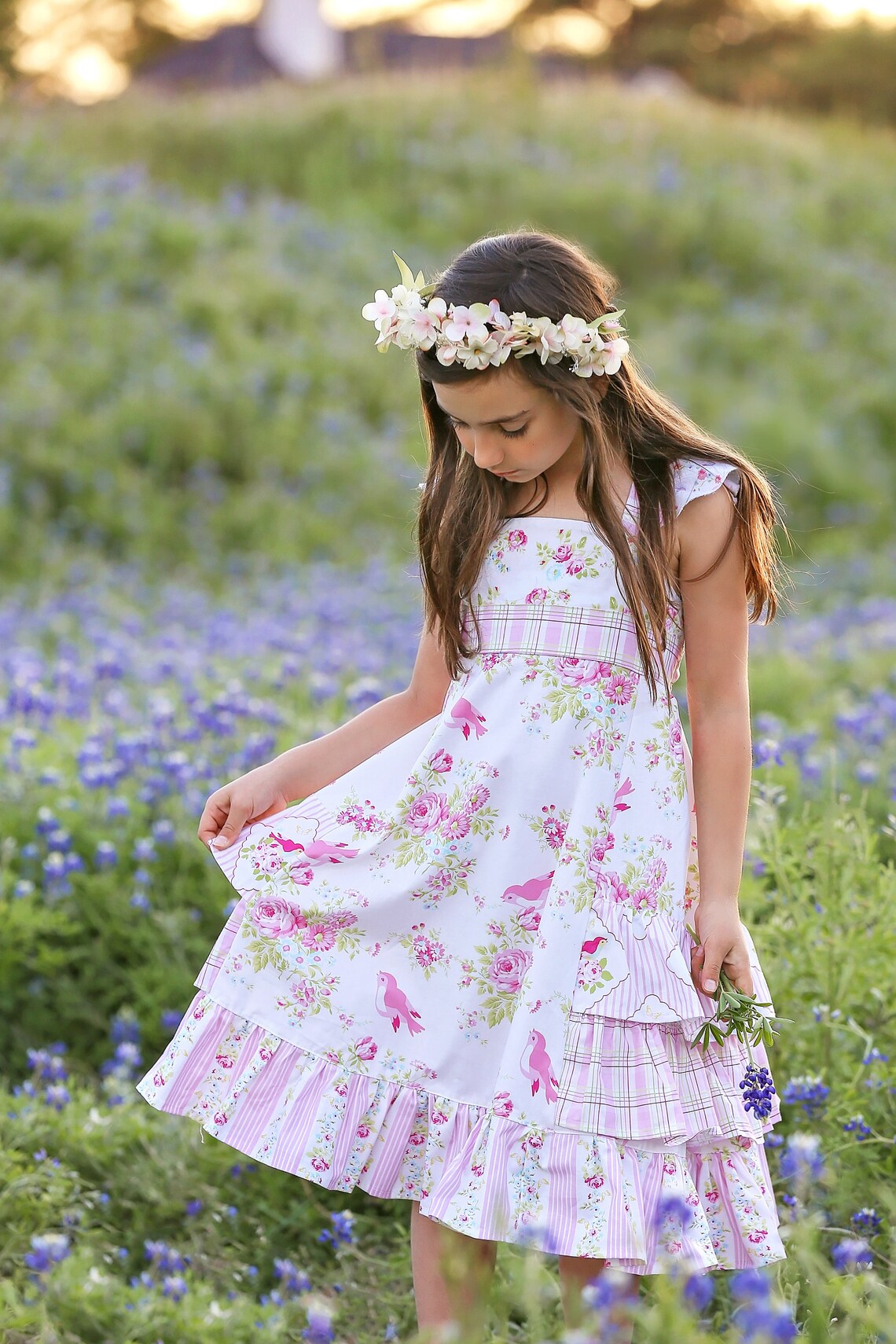 Flower Girl Dress Summer Wedding Girl Dress Girl Frock Etsy