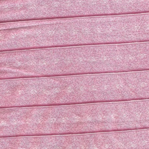 Pink Stripe Graphic Print Light Weight Cotton Fabric / pre-washed / 1 yard and 30 inches