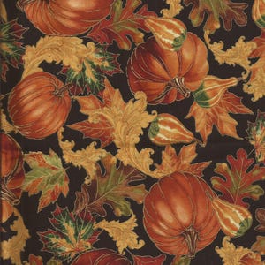 Ernte Kürbis Print Baumwollstoff / Timeless Treasures / 1 yard