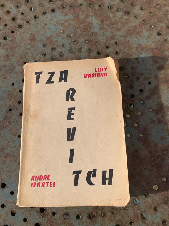 Book Tzarévitch Luis Mariano, André Martel, 1954, in French, collector
