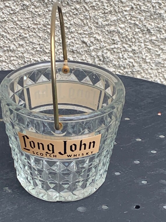 Advertising ice bucket, Long John scotch whiskey, vintage 1960/70