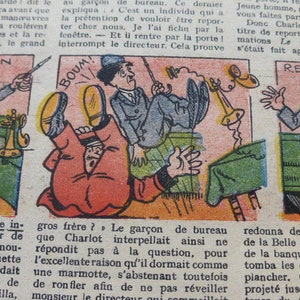 The acrobatic adventures of Charlot, the sporting exploits of charlot Very old cartoon image 7