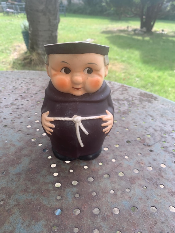 Le moine barbotine jug, West Germany, numbered S 147 II, vintage and collector's item