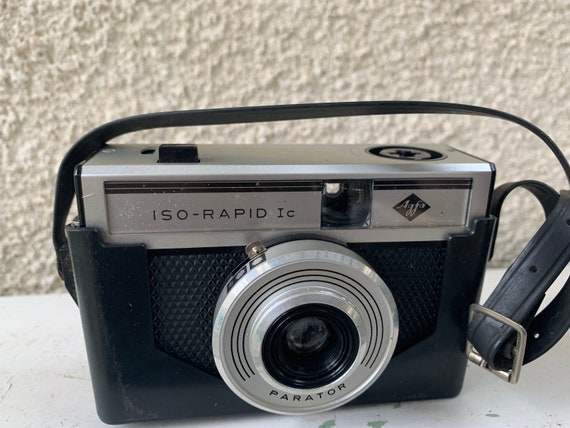 ISO rapid parator agfa camera in its original vintage and collector's case