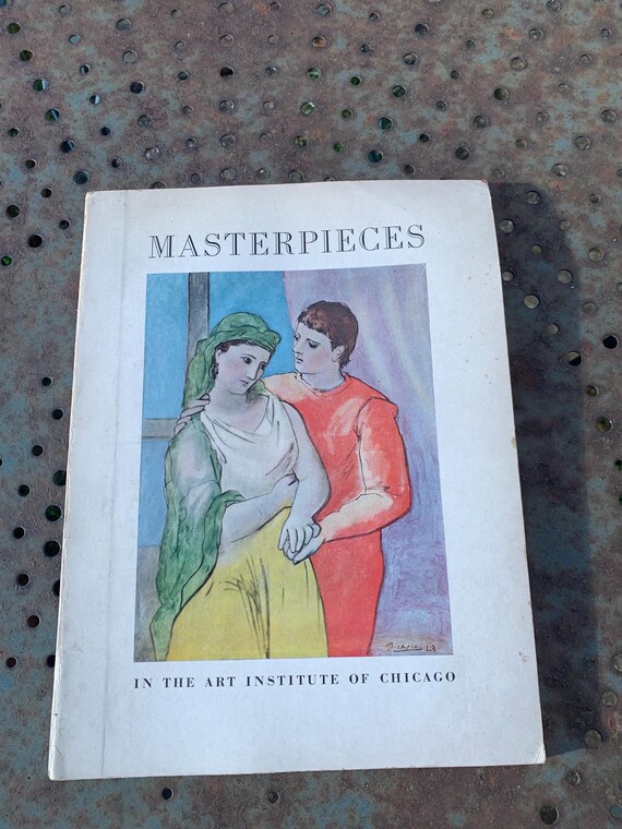 Art catalog, Masterpieces, in the art institute of Chicago, in English 1952, collector